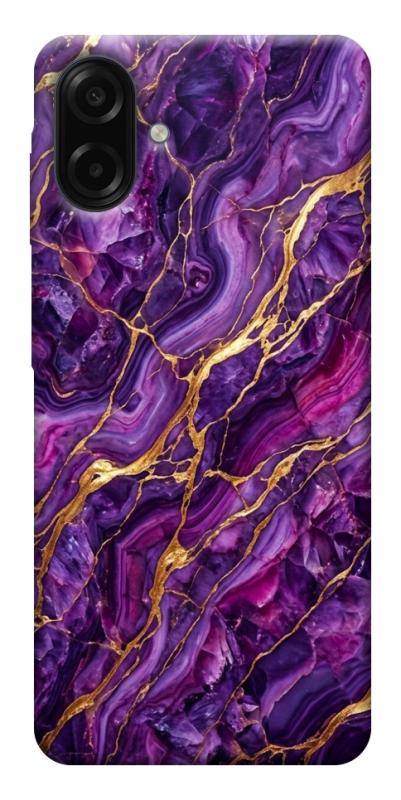 Чехол itsPrint Purple gold для Samsung Galaxy A07, мрамор, купить оптом с доставкой