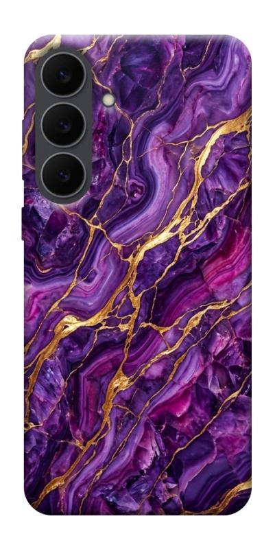 Чехол itsPrint Purple gold для Samsung Galaxy S25 FE, мрамор, купить оптом с доставкой