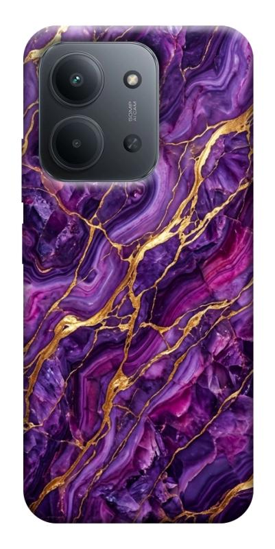 Чехол itsPrint Purple gold для Xiaomi Redmi 15C (EU), мрамор, купить оптом с доставкой