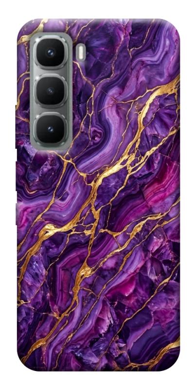 Чехол itsPrint Purple gold для Infinix Hot 60 Pro, мрамор, купить оптом с доставкой