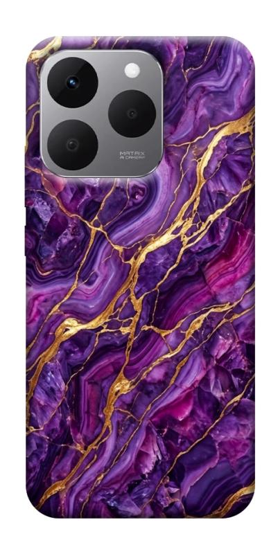Чехол itsPrint Purple gold для Realme 15T, мрамор, купить оптом с доставкой