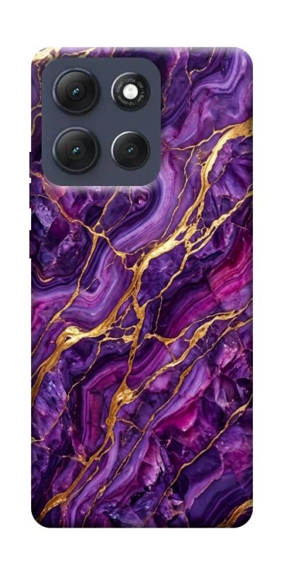 Чехол itsPrint Purple gold для Motorola Moto G86 Power, мрамор, купить оптом с доставкой