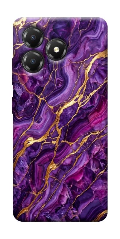 Чехол itsPrint Purple gold для ZTE Blade A36, мрамор, купить оптом с доставкой