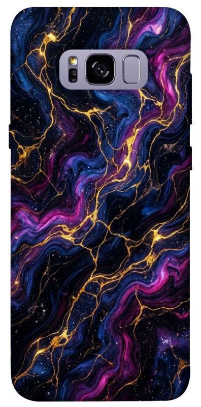 Чехол itsPrint Purple space marble для Samsung G955 Galaxy S8 Plus, мрамор, купить оптом с доставкой