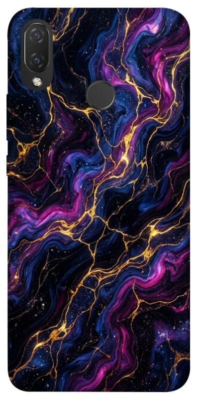 Чехол itsPrint Purple space marble для Huawei P Smart+ (nova 3i), мрамор, купить оптом с доставкой