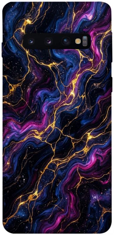 Чохол itsPrint Purple space marble для Samsung Galaxy S10, мармур, купити оптом з доставкою