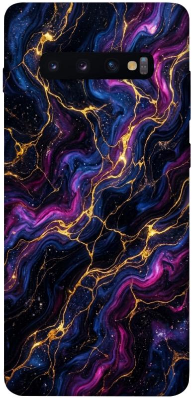 Чохол itsPrint Purple space marble для Samsung Galaxy S10+, мармур, купити оптом з доставкою