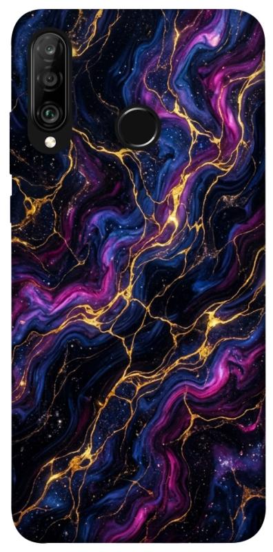 Чохол itsPrint Purple space marble для Huawei P30 lite, мармур, купити оптом з доставкою