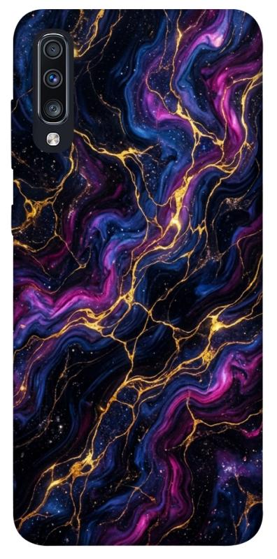 Чехол itsPrint Purple space marble для Samsung Galaxy A70 (A705F), мрамор, купить оптом с доставкой