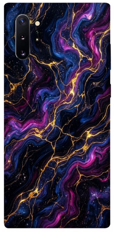 Чехол itsPrint Purple space marble для Samsung Galaxy Note 10 Plus, мрамор, купить оптом с доставкой
