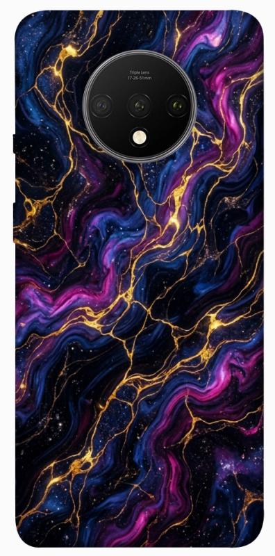 Чохол itsPrint Purple space marble для OnePlus 7T, мармур, купити оптом з доставкою