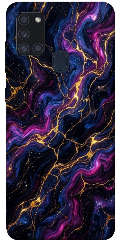 Чохол itsPrint Purple space marble для Samsung Galaxy A21s, мармур, купити оптом з доставкою