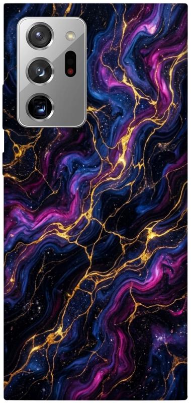Чехол itsPrint Purple space marble для Samsung Galaxy Note 20 Ultra, мрамор, купить оптом с доставкой