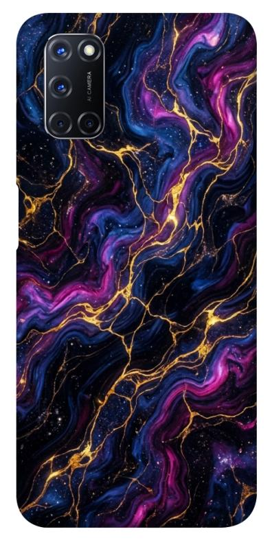 Чехол itsPrint Purple space marble для Oppo A52 / A72 / A92, мрамор, купить оптом с доставкой
