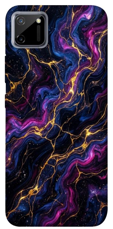 Чехол itsPrint Purple space marble для Realme C11, мрамор, купить оптом с доставкой