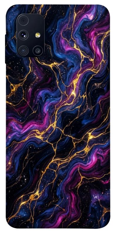 Чехол itsPrint Purple space marble для Samsung Galaxy M31s, мрамор, купить оптом с доставкой
