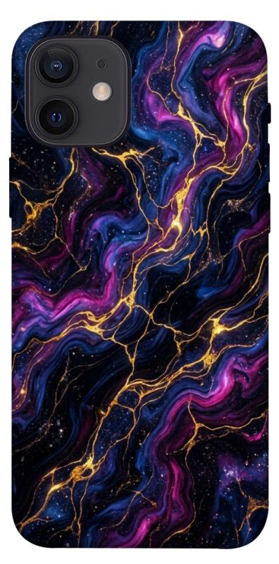 Чехол itsPrint Purple space marble для Apple iPhone 12 Pro (6.1"), мрамор, купить оптом с доставкой