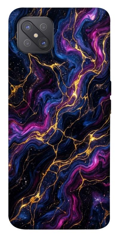 Чехол itsPrint Purple space marble для Oppo A92s, мрамор, купить оптом с доставкой