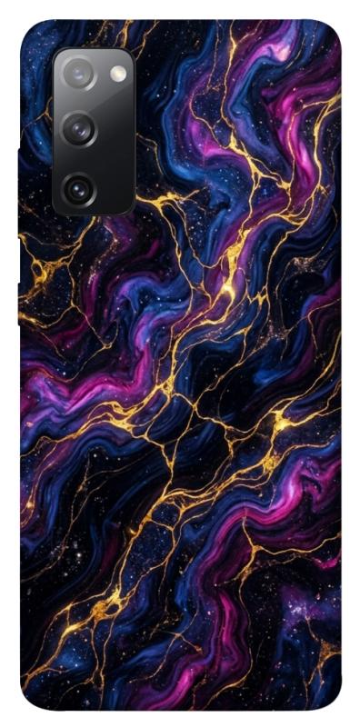 Чохол itsPrint Purple space marble для Samsung Galaxy S20 FE, мармур, купити оптом з доставкою