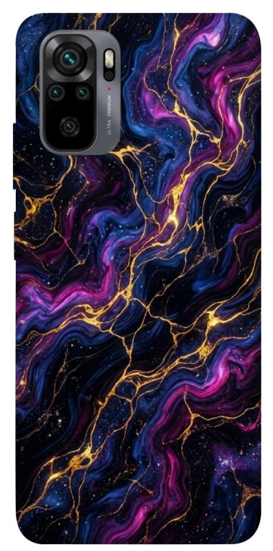 Чохол itsPrint Purple space marble для Xiaomi Redmi Note 10 / Note 10s, мармур, купити оптом з доставкою