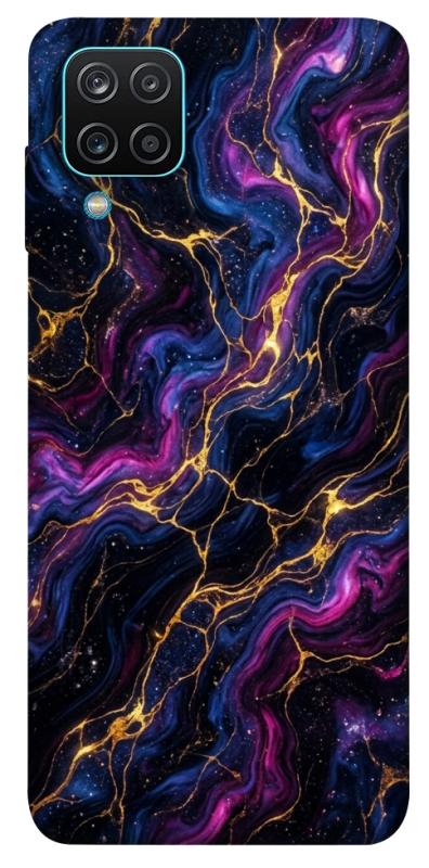 Чохол itsPrint Purple space marble для Samsung Galaxy A12, мармур, купити оптом з доставкою