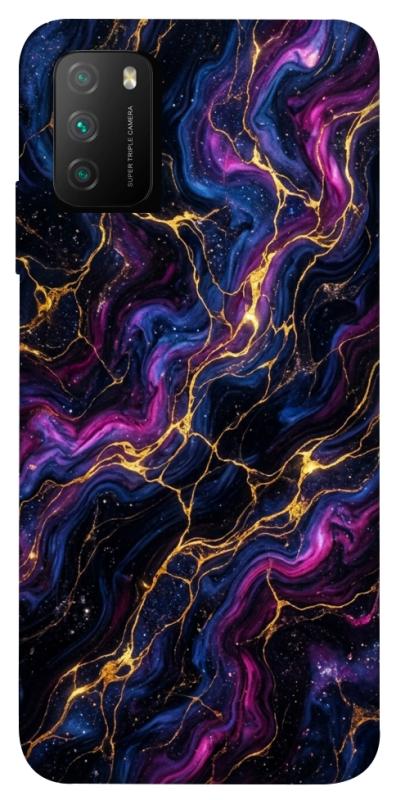 Чохол itsPrint Purple space marble для Xiaomi Poco M3, мармур, купити оптом з доставкою