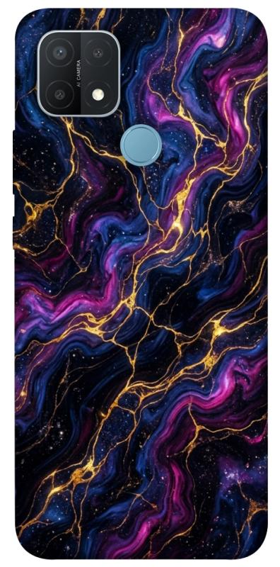 Чехол itsPrint Purple space marble для Oppo A15s / A15, мрамор, купить оптом с доставкой