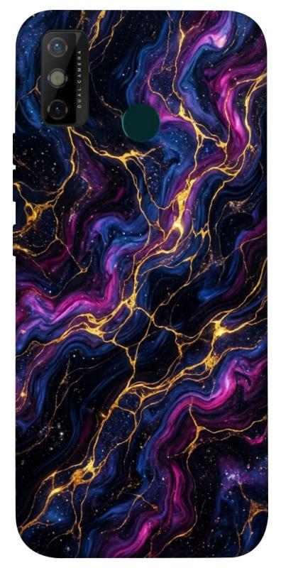 Чохол itsPrint Purple space marble для TECNO Spark 6 Go, мармур, купити оптом з доставкою