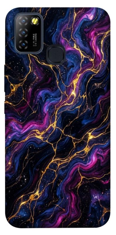 Чехол itsPrint Purple space marble для Infinix Hot 10 Lite, мрамор, купить оптом с доставкой
