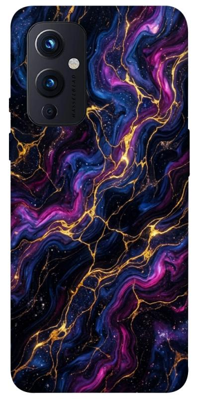 Чехол itsPrint Purple space marble для OnePlus 9, мрамор, купить оптом с доставкой