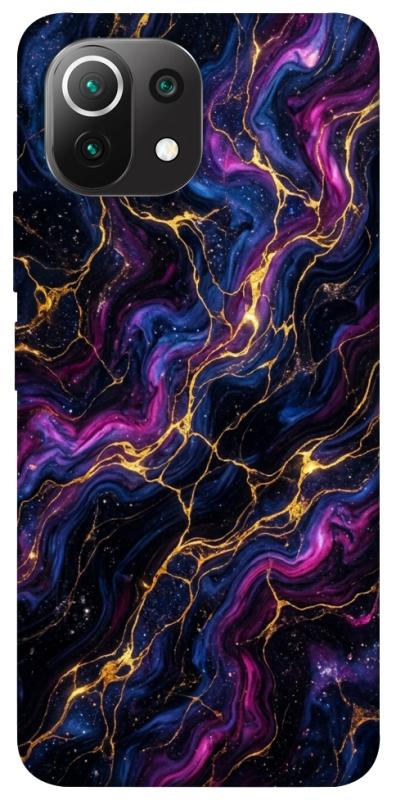 Чохол itsPrint Purple space marble для Xiaomi Mi 11 Lite, мармур, купити оптом з доставкою