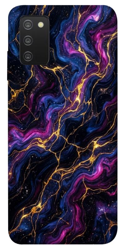 Чохол itsPrint Purple space marble для Samsung Galaxy A03s, мармур, купити оптом з доставкою