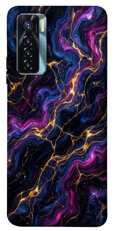 Чохол itsPrint Purple space marble для TECNO Camon 17 Pro, мармур, купити оптом з доставкою