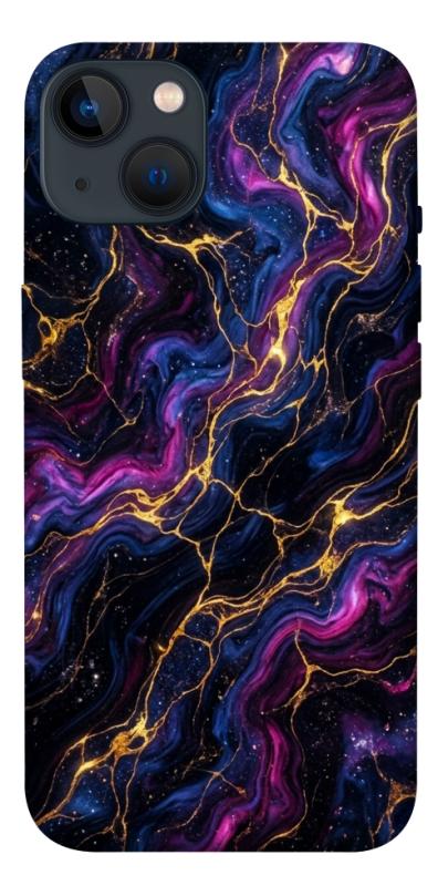 Чехол itsPrint Purple space marble для Apple iPhone 13 (6.1"), мрамор, купить оптом с доставкой
