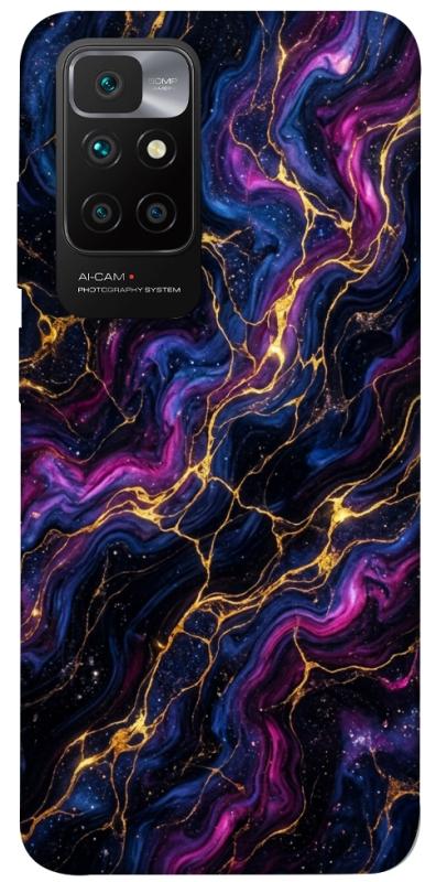 Чохол itsPrint Purple space marble для Xiaomi Redmi 10, мармур, купити оптом з доставкою