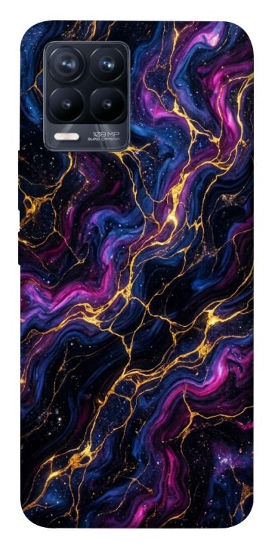 Чехол itsPrint Purple space marble для Realme 8, мрамор, купить оптом с доставкой