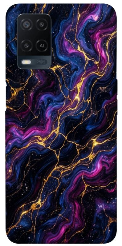 Чехол itsPrint Purple space marble для Oppo A16s / A16, мрамор, купить оптом с доставкой