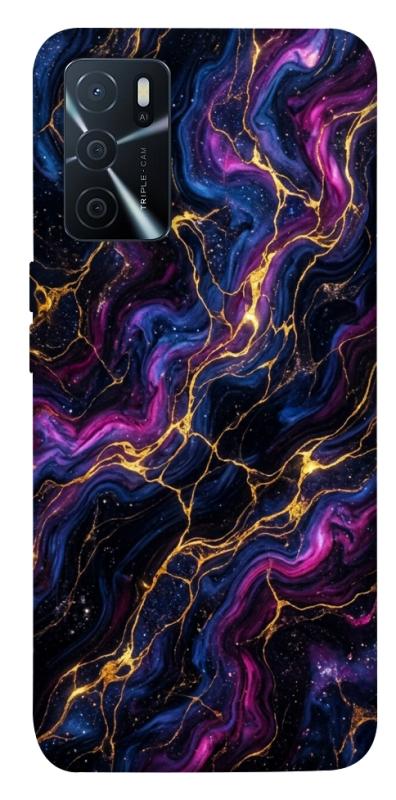 Чехол itsPrint Purple space marble для Oppo A16s / A16, мрамор, купить оптом с доставкой