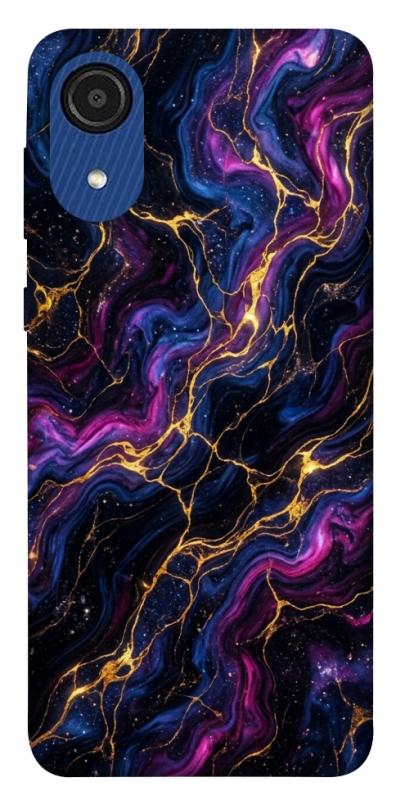 Чехол itsPrint Purple space marble для Samsung Galaxy A03 Core, мрамор, купить оптом с доставкой