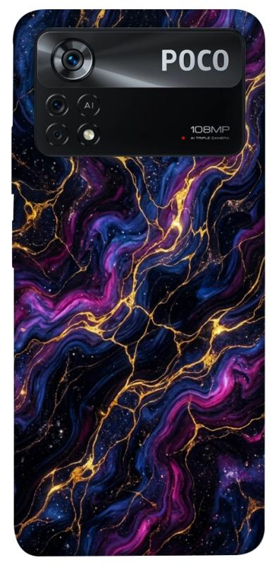 Чохол itsPrint Purple space marble для Xiaomi Poco X4 Pro 5G, мармур, купити оптом з доставкою