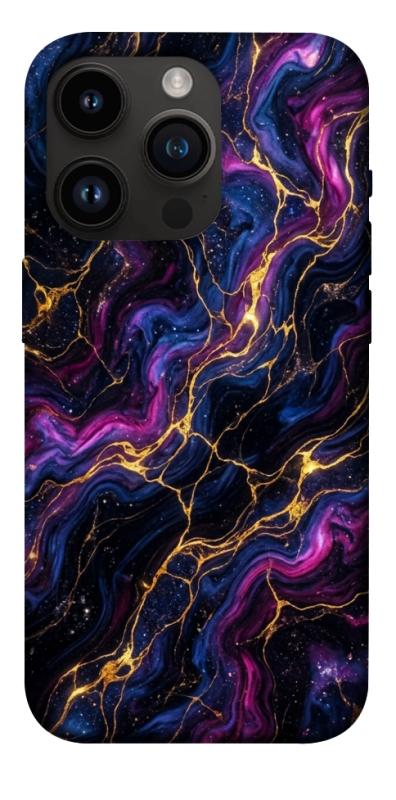 Чехол itsPrint Purple space marble для Apple iPhone 14 Pro (6.1"), мрамор, купить оптом с доставкой
