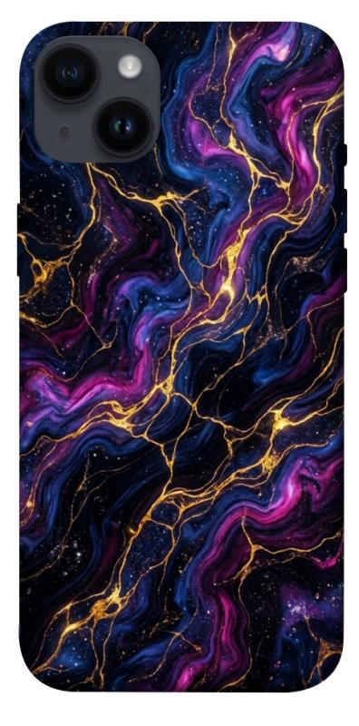 Чехол itsPrint Purple space marble для Apple iPhone 14 Plus (6.7"), мрамор, купить оптом с доставкой