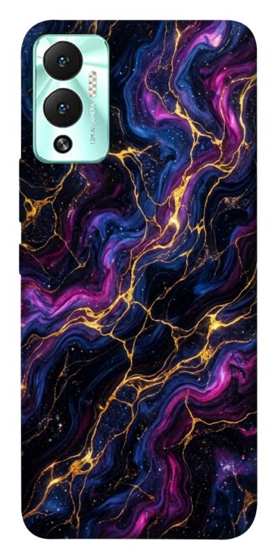 Чехол itsPrint Purple space marble для Infinix Hot 12 Play, мрамор, купить оптом с доставкой
