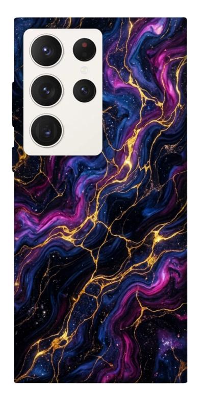 Чехол itsPrint Purple space marble для Samsung Galaxy S23 Ultra, мрамор, купить оптом с доставкой