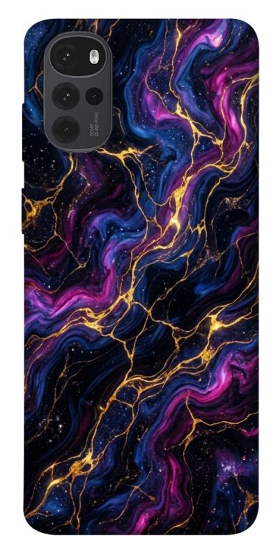 Чохол itsPrint Purple space marble для Motorola Moto G22, мармур, купити оптом з доставкою