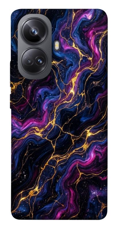Чохол itsPrint Purple space marble для Realme 10 Pro+, мармур, купити оптом з доставкою