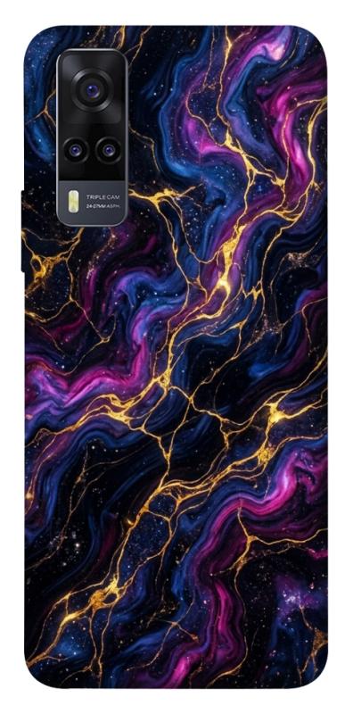 Чехол itsPrint Purple space marble для Vivo Y31, мрамор, купить оптом с доставкой