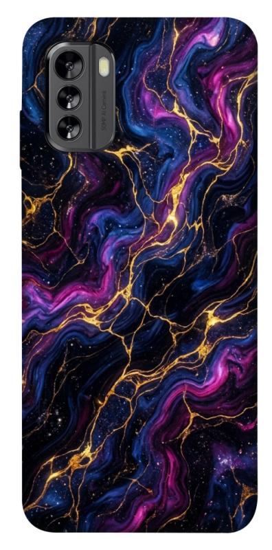Чохол itsPrint Purple space marble для Nokia G60, мармур, купити оптом з доставкою