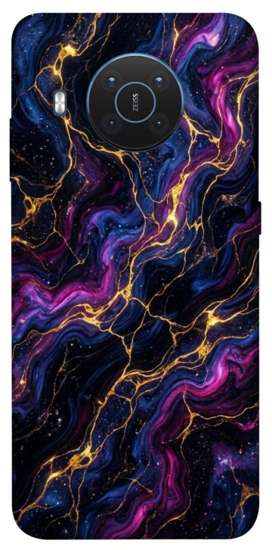 Чохол itsPrint Purple space marble для Nokia X10 / X20, мармур, купити оптом з доставкою