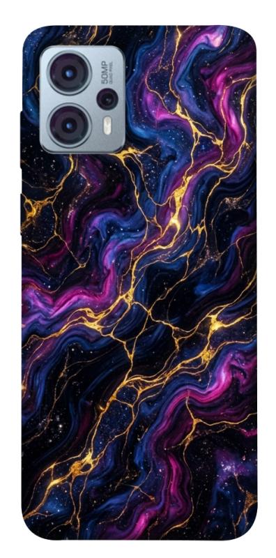 Чохол itsPrint Purple space marble для Motorola Moto G23, мармур, купити оптом з доставкою